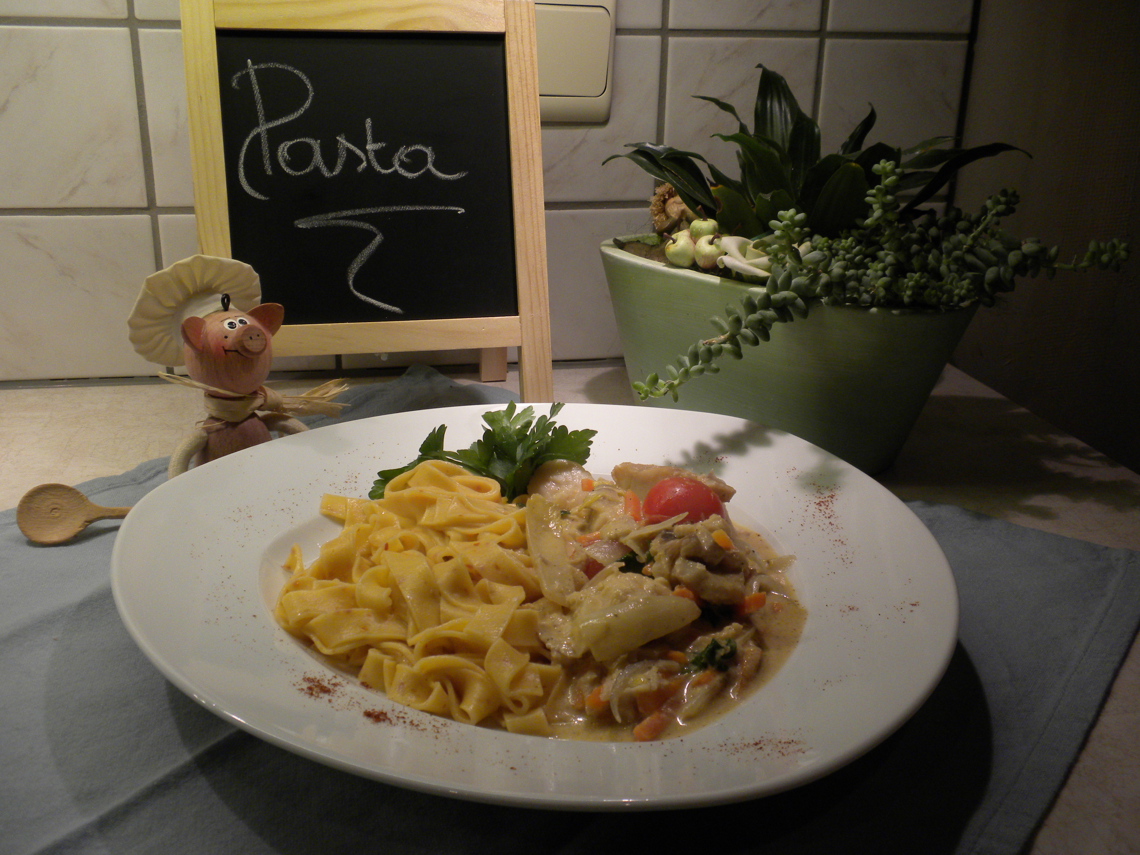 Pasta van het huis