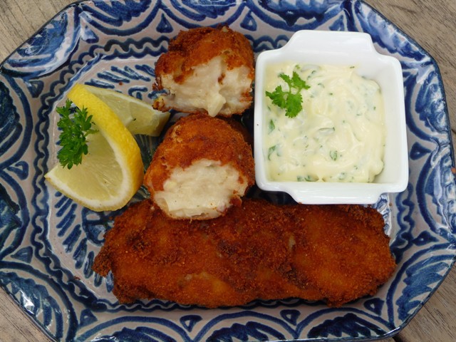 Aspergekroketten of bitterballen (Café Sjiek)