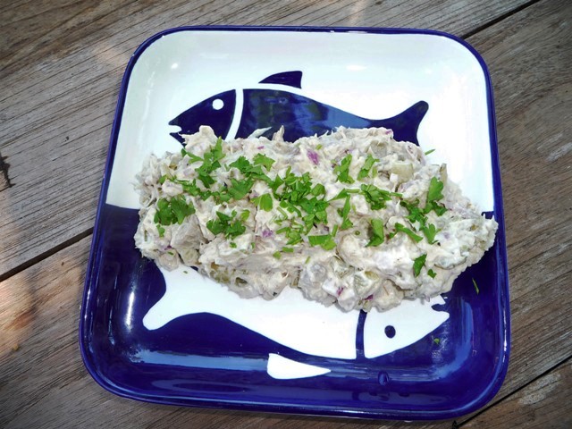 Snelle makreelsalade