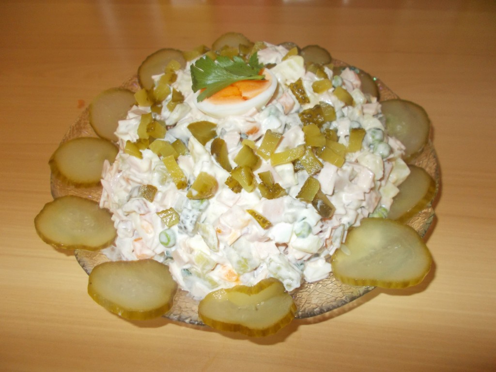 Salade Olivier een Russisch-Franse salade