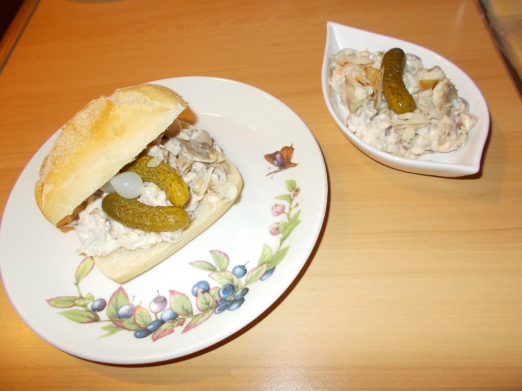 Broodje makreelsalade