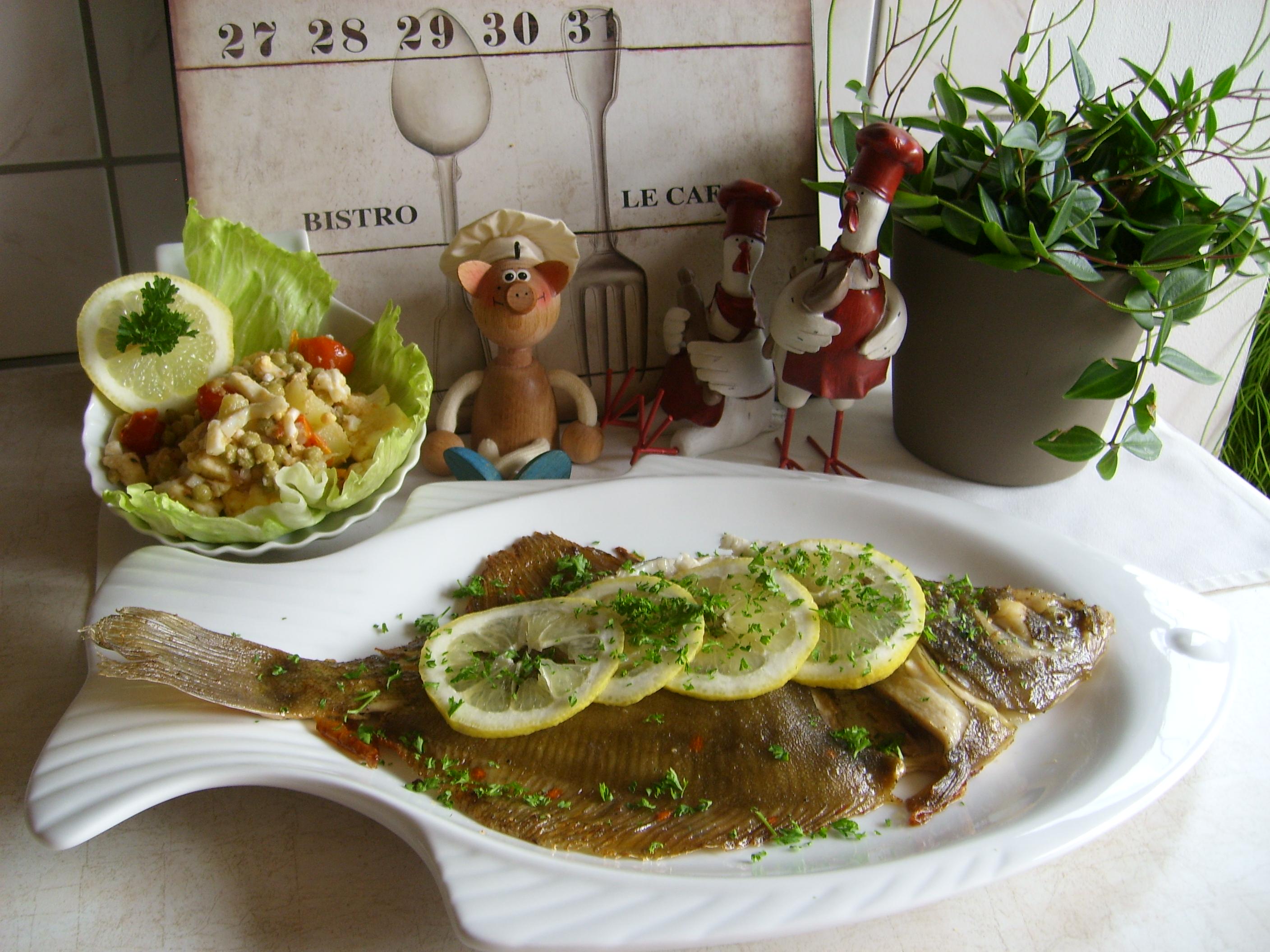 Dagschotel: pladijs met een frisse salade