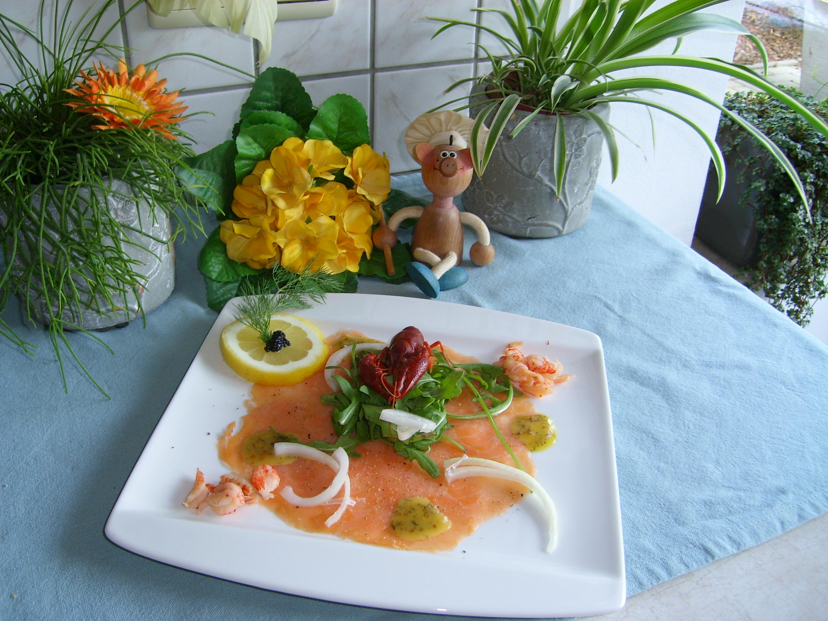 Carpaccio van zalm