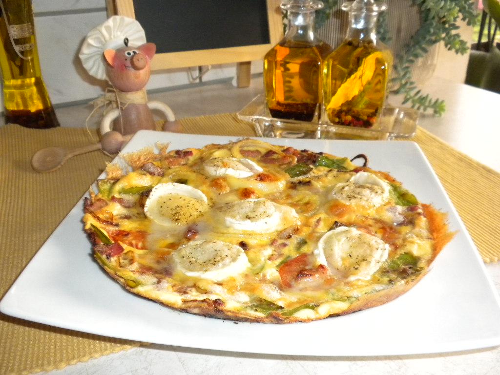 Omelet :  geitenkaas Capridoux