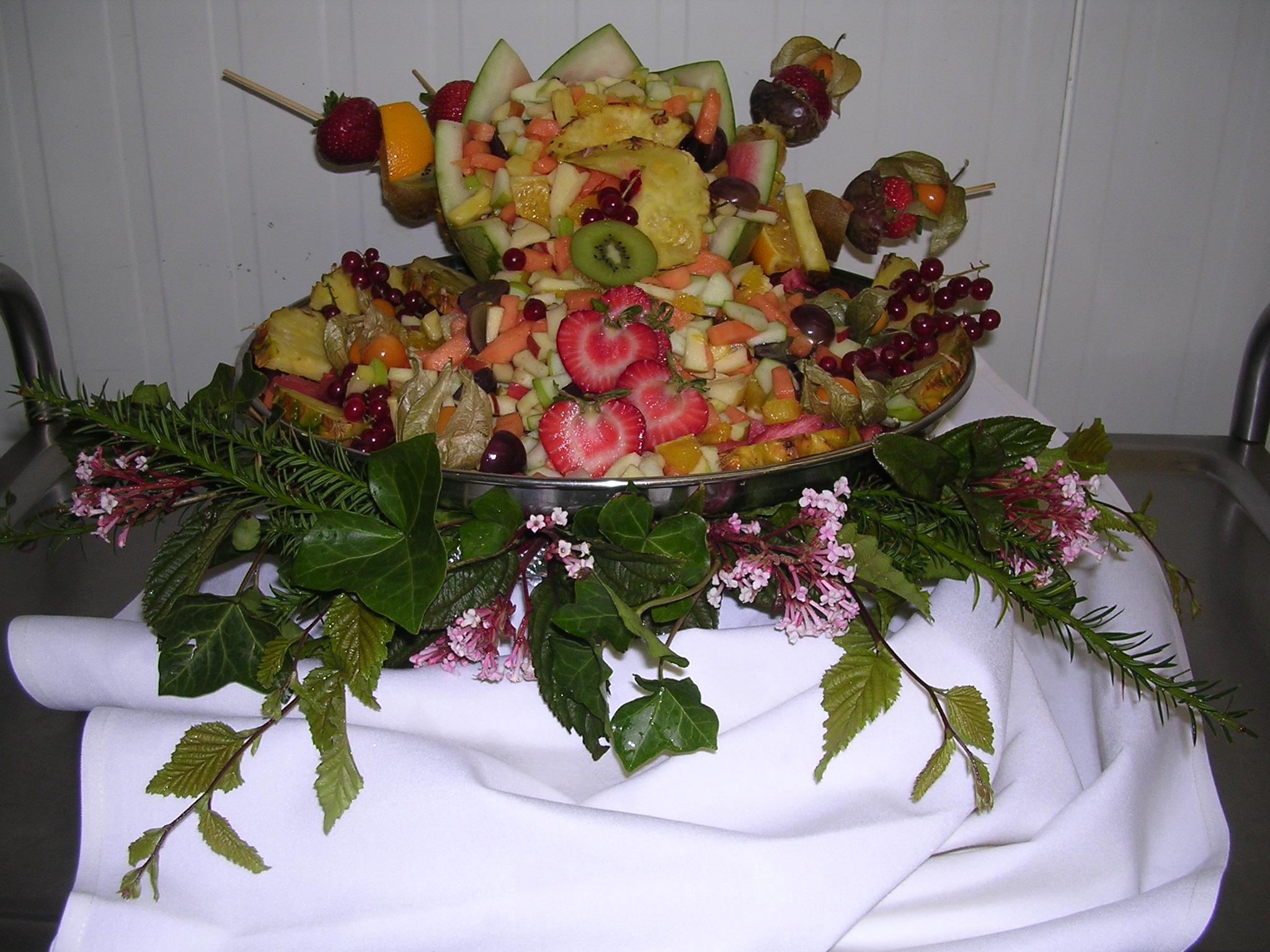 Waterval van vers fruit