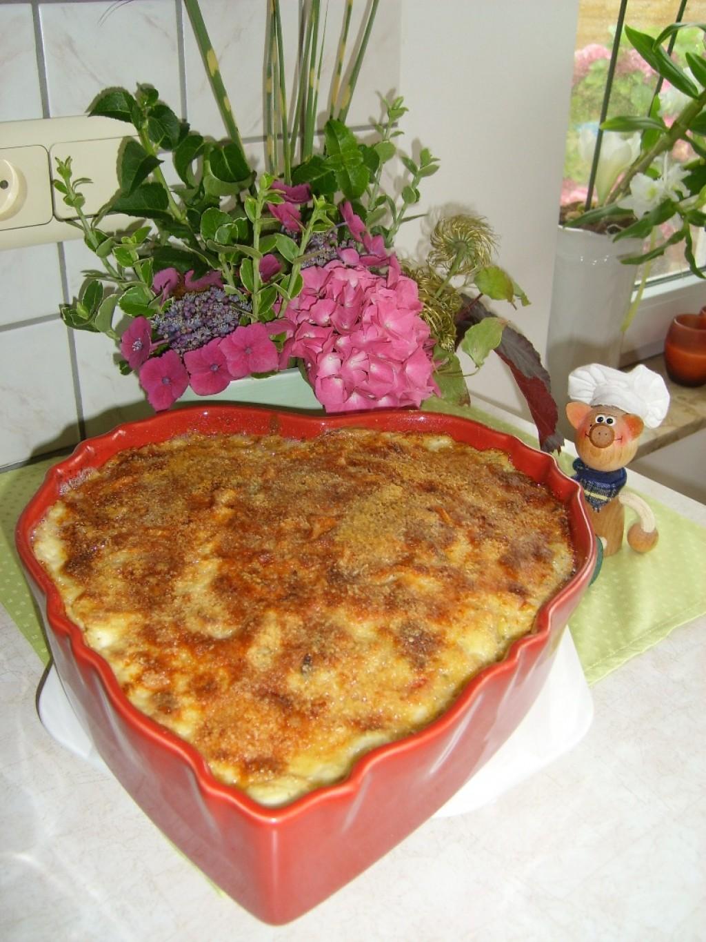 Pasta ovenschotel: macaroni met groenten en kalfsgehakt