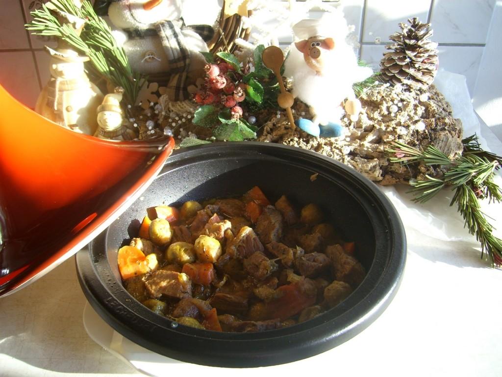 Tajine: rundsstoofvlees met groenten