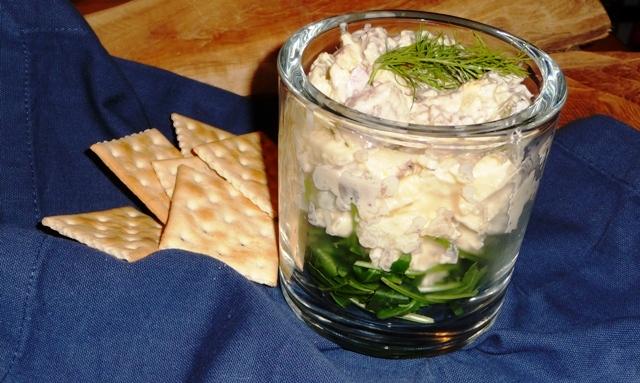 Zweedse haringsalade