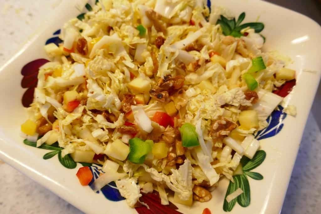 Kleurige Chinese koolsalade