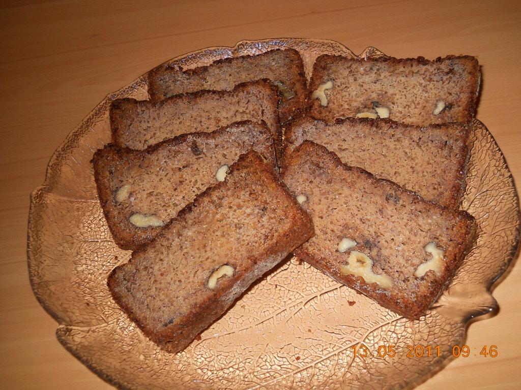 Bananenbrood met walnoten