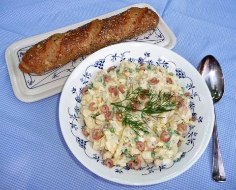 Aspergesalade met Hollandse garnalen