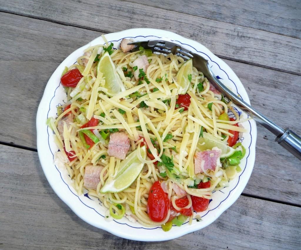 Spaghetti met paling van Jonnie Boer