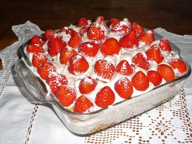 Aardbeientiramisu