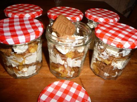 Speculaas tiramisu met gebakken appel