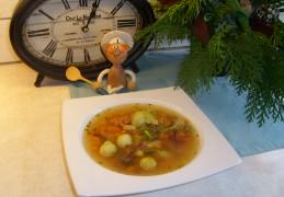 Soep: heldere boerenbouillon 