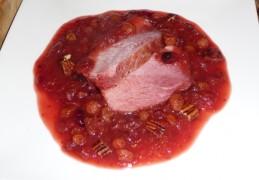 Beenham met Cranberrysaus