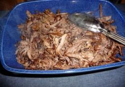 Pulled pork van wild zwijn