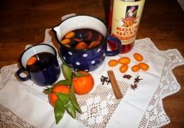 Glühwein met mandarijn en likeur