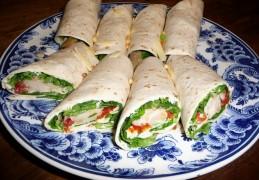 Wraps met gerookte makreel (of zalm)