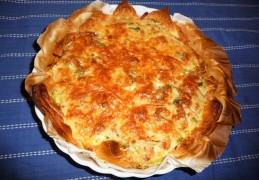 Winterse quiche met spruitjes en rookworst