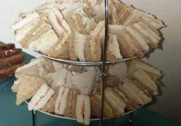 Sandwiches voor een high tea