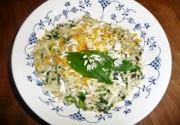 Risotto met (groene) asperges en daslook