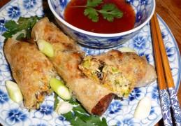 Vietnamese egg rolls Nem rán (Cháº£ giò)