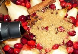 Kerst: Stoofperen met cranberry's en port