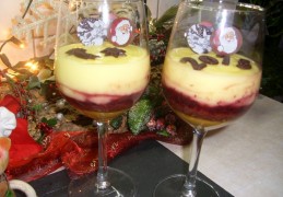 Dessert: pudding speciaal om in kerststemming te komen