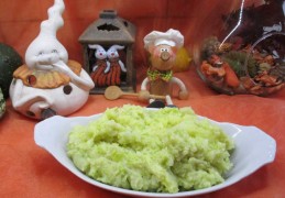 Aardappelpuree met spruiten