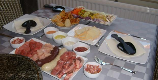 Steengrill - raclette