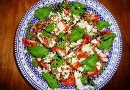 Insalata Caprese met rucola