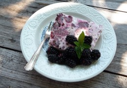 Snelle ijstaart met (rood) fruit (glutenvrij)