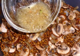 Linzensalade met champignons (Čočkový salát se žampiony)