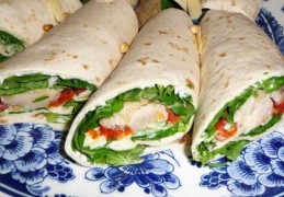 Wraps met gerookte makreel (of zalm)