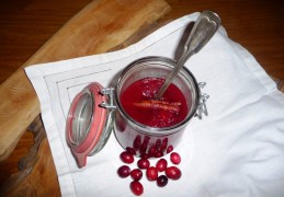 Cranberry saus met sinaasappel