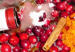 Cranberry saus met sinaasappel