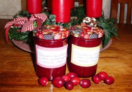 Cranberry saus met sinaasappel