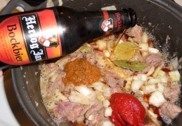 Stoofschotel met bockbier van Miljuschka