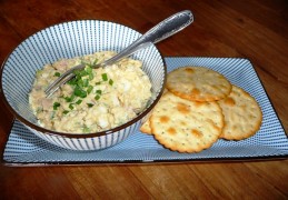 Eiersalade met truffelmayonaise