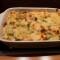 Aardappel groentegratin met baconreepjes