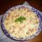 Pasta met asperges, zalm en garnalen