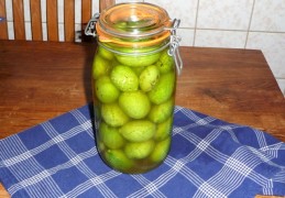 Groene walnoten zoetzuur van Nel Schellekens