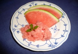 Granita van watermeloen