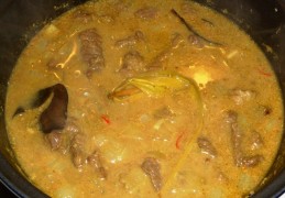 Rendang met rundvlees