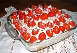 Aardbeientiramisu