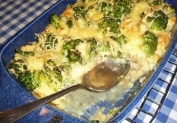 Kabeljauwgratin met broccoli