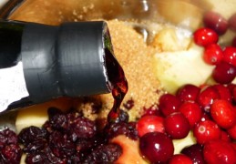 Kerst: Cranberry appelmoes met port