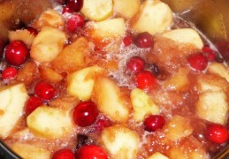 Kerst: Cranberry appelmoes met port