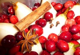 Kerst: Stoofperen met cranberry's en port